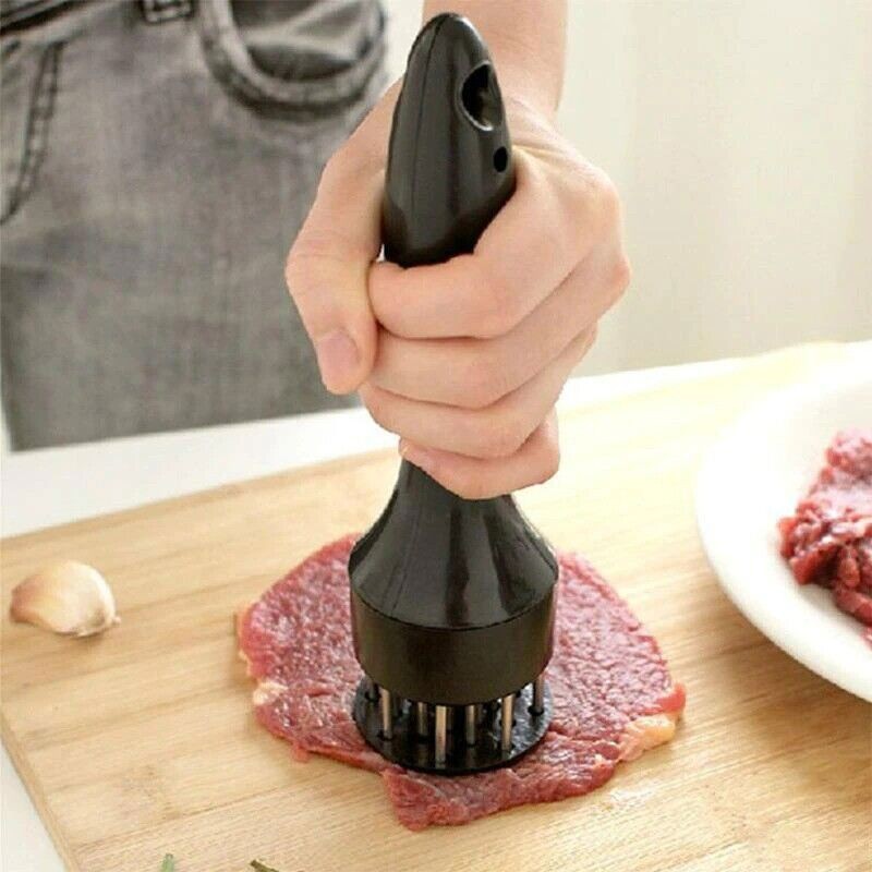 Professional Meat Tenderizer Stainless Steel Needle Cooking Hammer Kitchen Tool