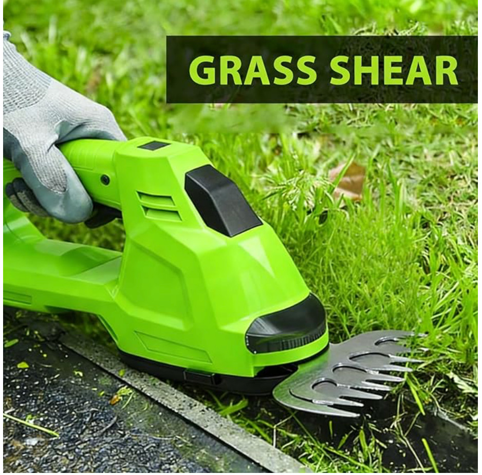 Grass Trimmer Electric Hedge Trimmer, Cordless Grass Shear and Shrubbery Trimmer