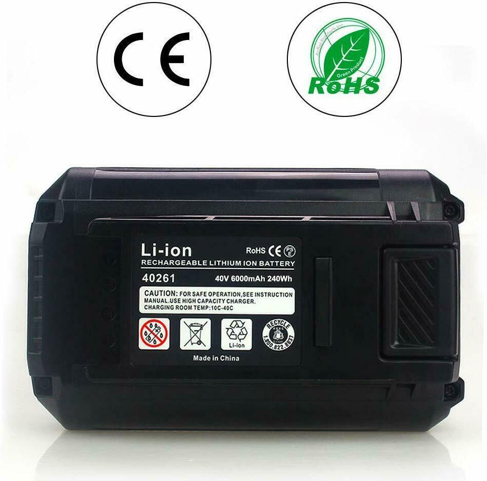 for Ryobi OP40602VNM 40v 6Ah Lithium Battery OP4040 OP4026 OP4030 OP4050 OP4060A