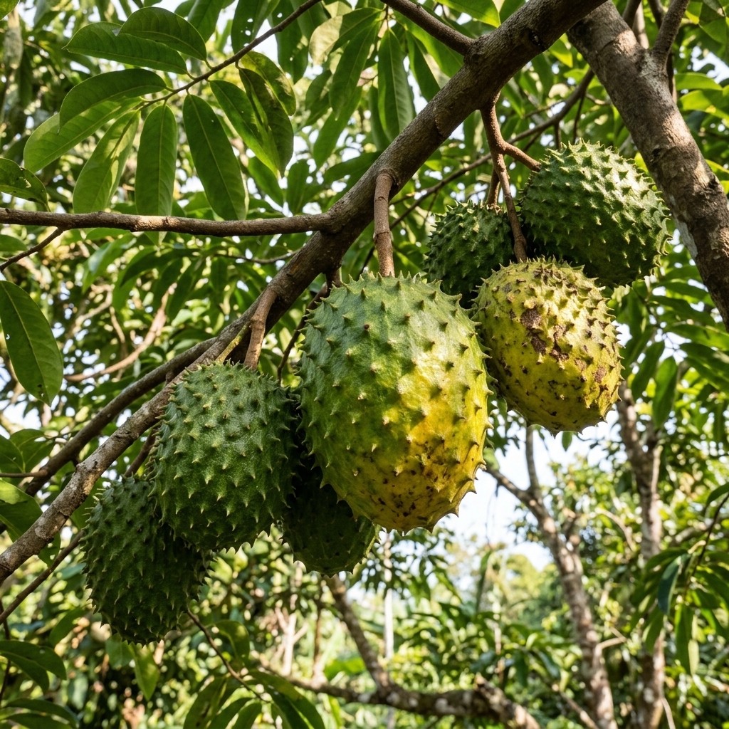 35 Pcs Soursop Tropical Fruit Seeds | Outdoor Garden Planting Seeds
