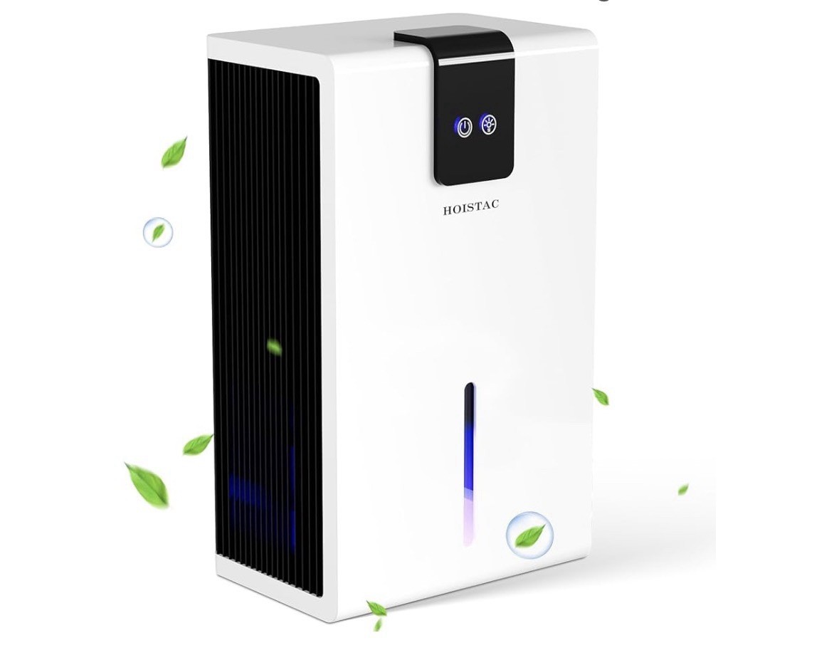 Portable Room Dehumidifier 95oz 800sqft Quiet Home Bedroom RV 7 LED