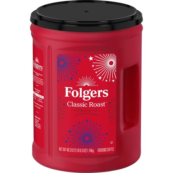2 pack – Folgers Classic Roast Ground Coffee (40.3 oz.) – FREE shipping
