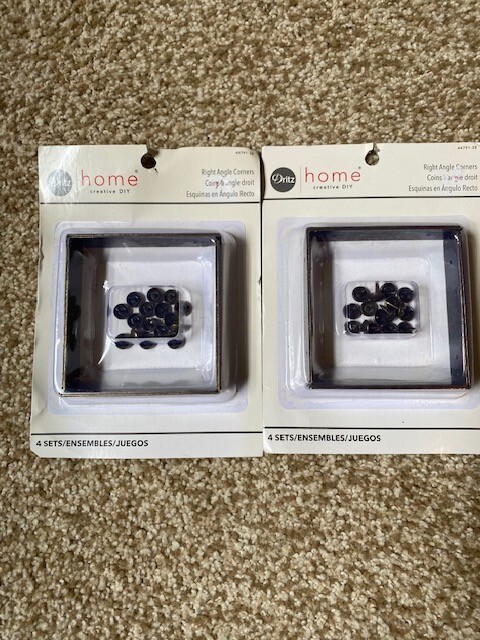 Dritz Home DIY Right Angle Corners Hardware Lot
