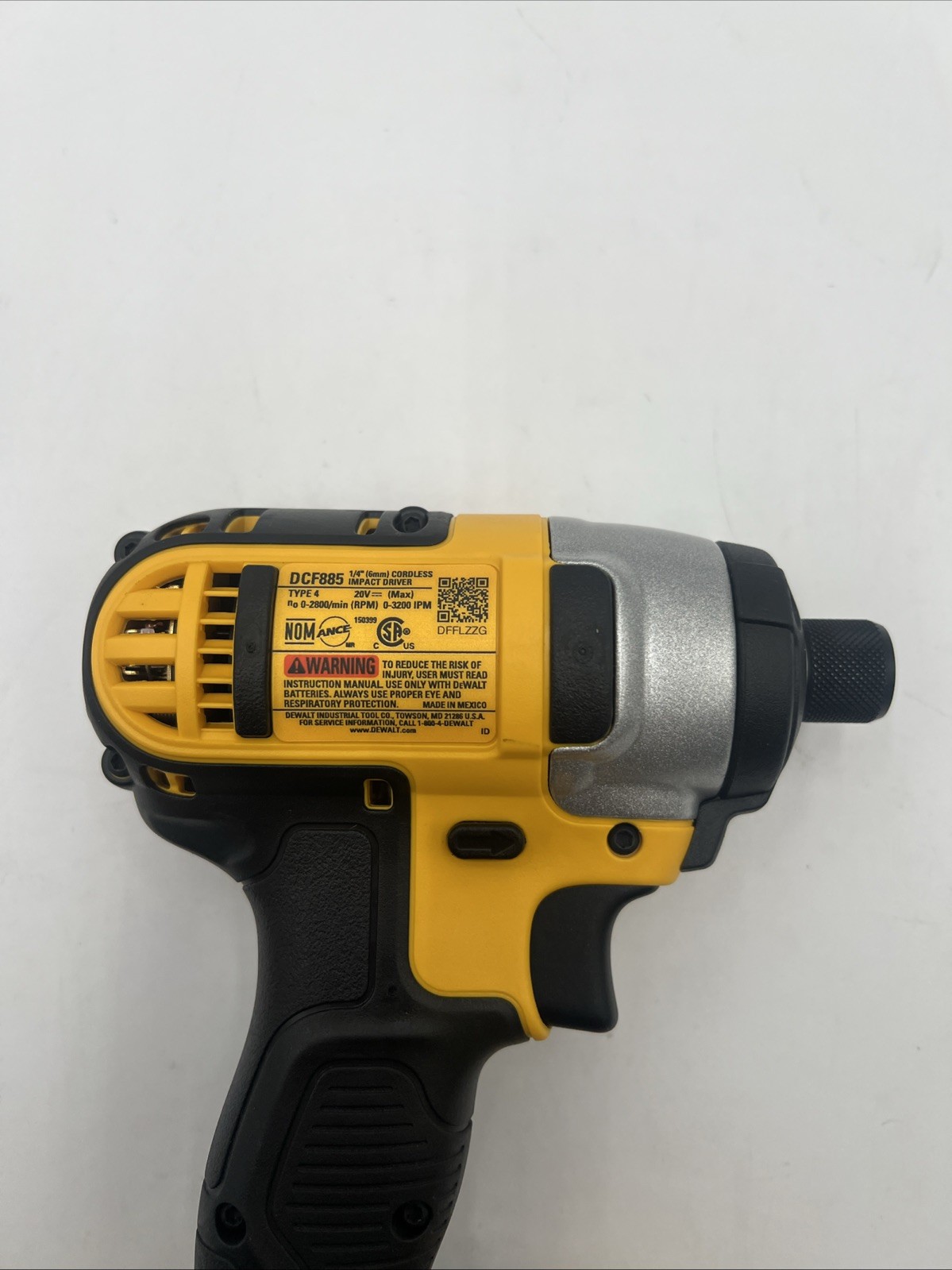DEWALT DCF885B 20V 1/4 in. Impact Driver w/ 2ah Battery
