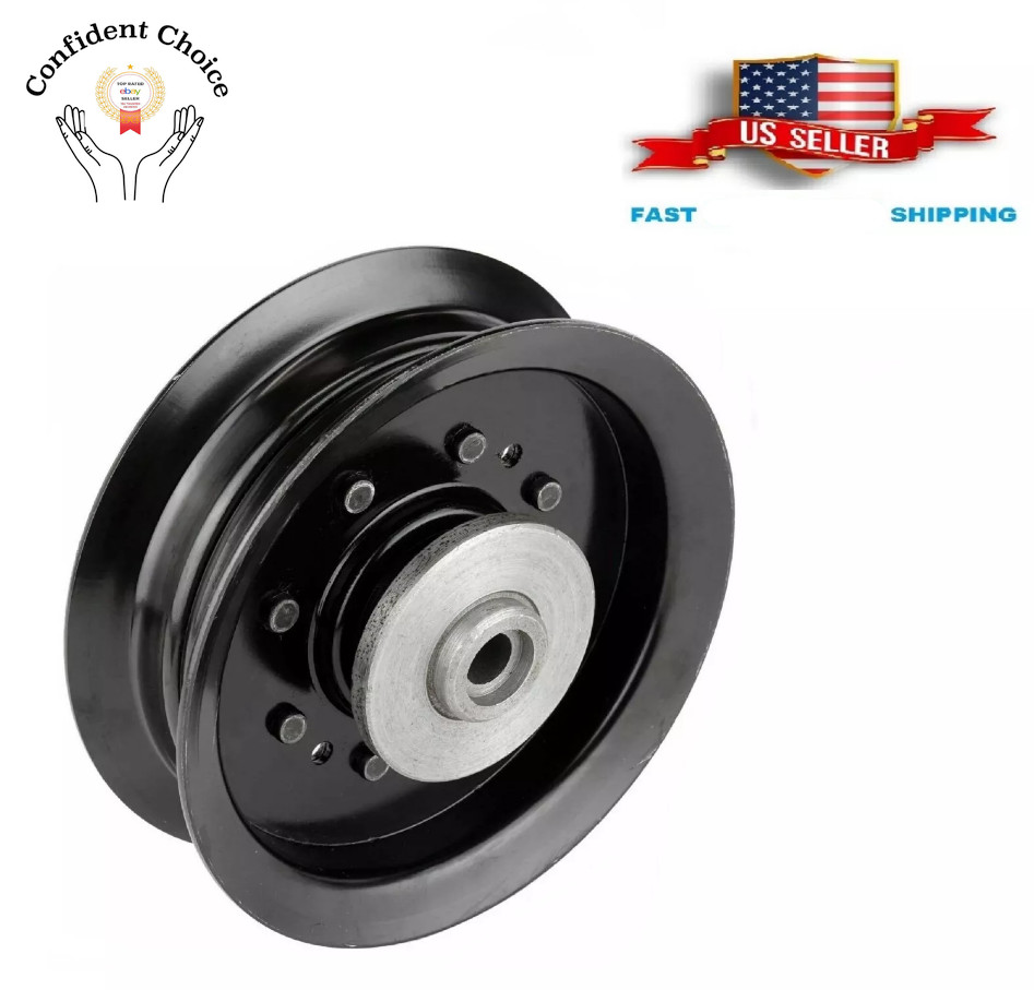 Flat Idler Pulley 54″ for Husqvarna YTH26V54 YTH2754 Z254F Z254I YTH2454 54 Deck