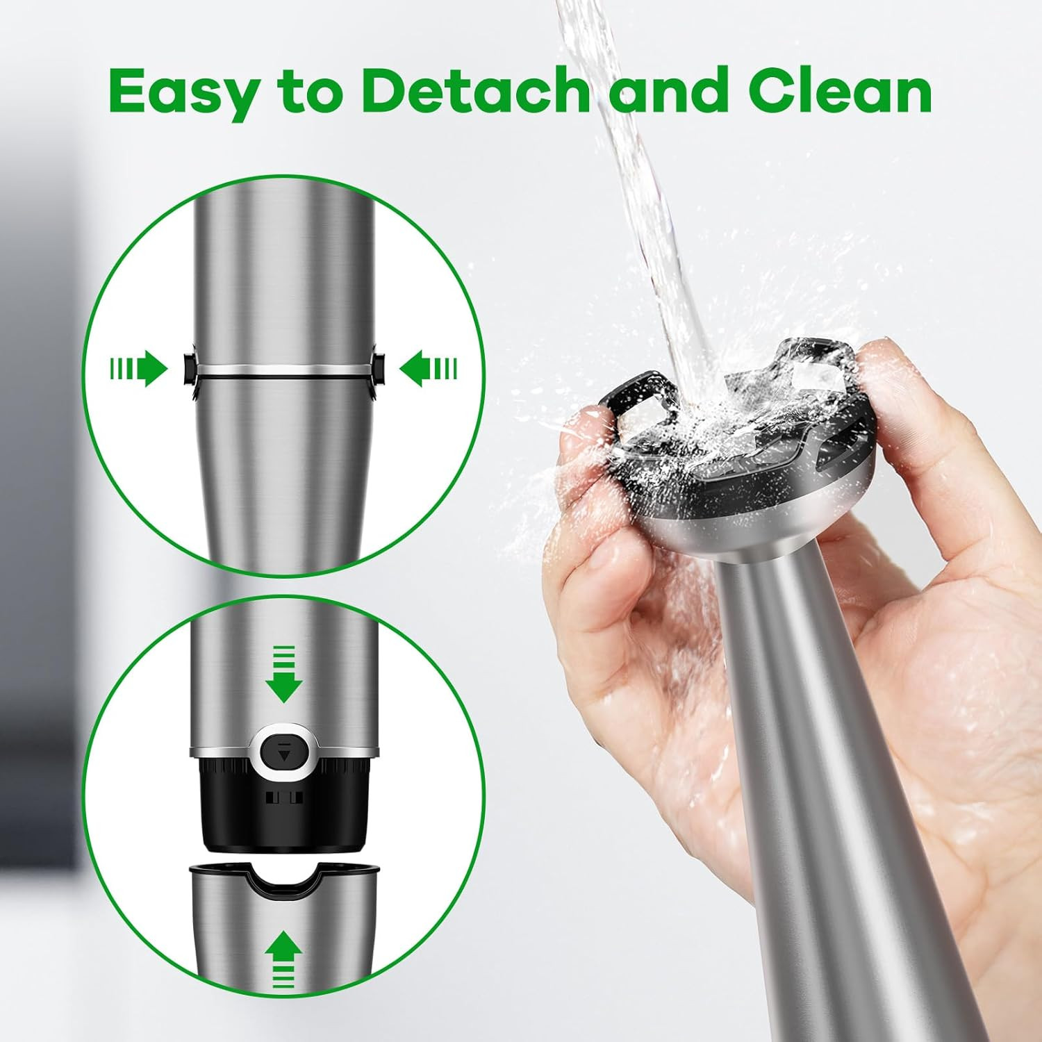 Immersion Blender Handheld Corded Hand Blenders Set 1100W, Trigger Variable Spee