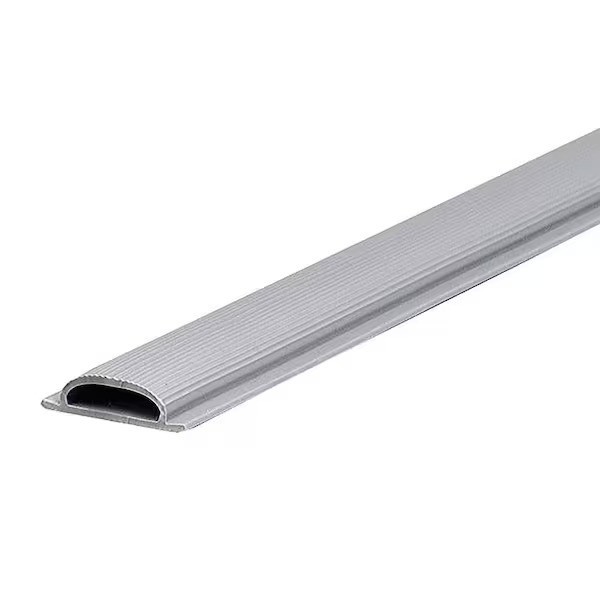 Gray Vinyl Threshold Insert 36 in Replacement for Door Threshold 1-1/4 in x 3/8