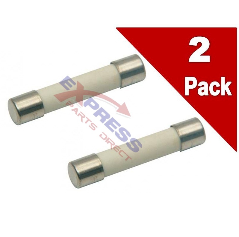 (2 Pack) Microwave Line Fuse 15 AMP, 250V Replaces WB27X7, AP2626454, PS240270