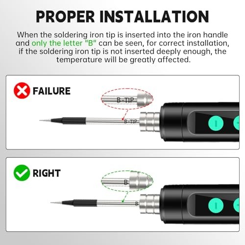 Portable Wireless Soldering Kit—Features a 1100mAh rechargeable USB-C