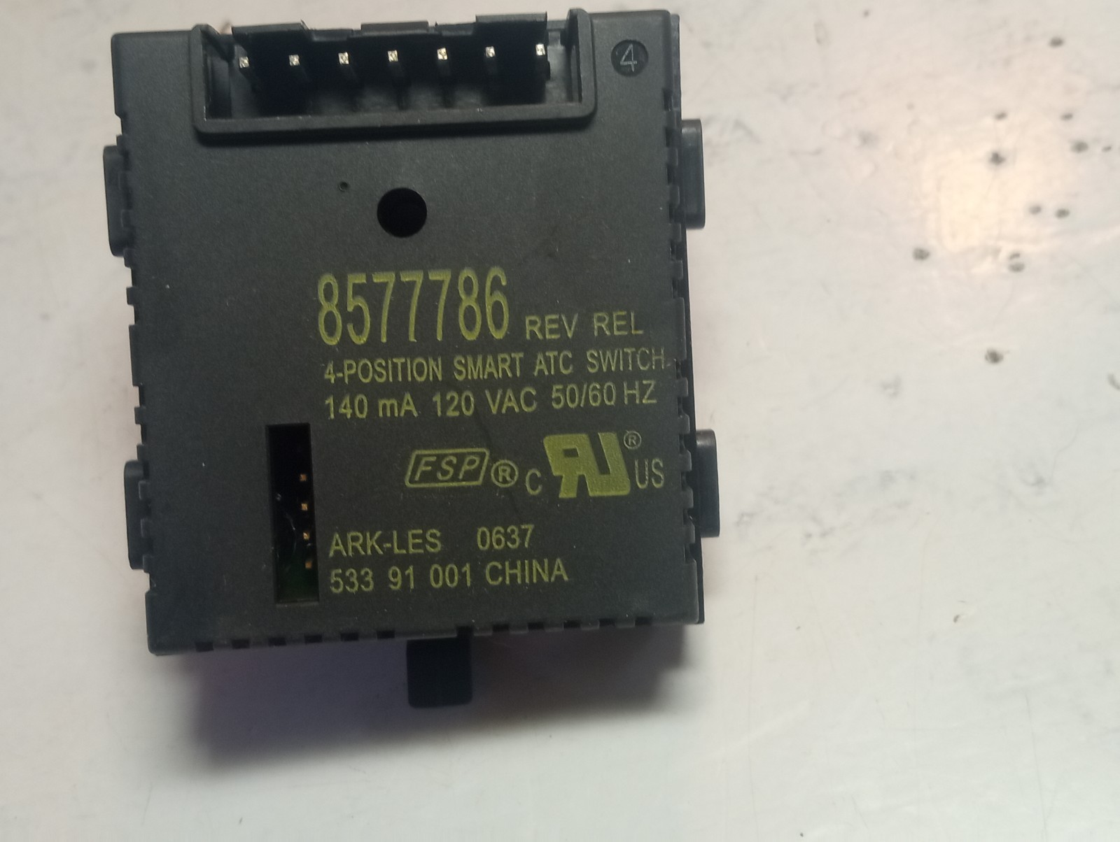 Whirlpool Washer Selector Switch 8577786 (Money Back Guarantee)