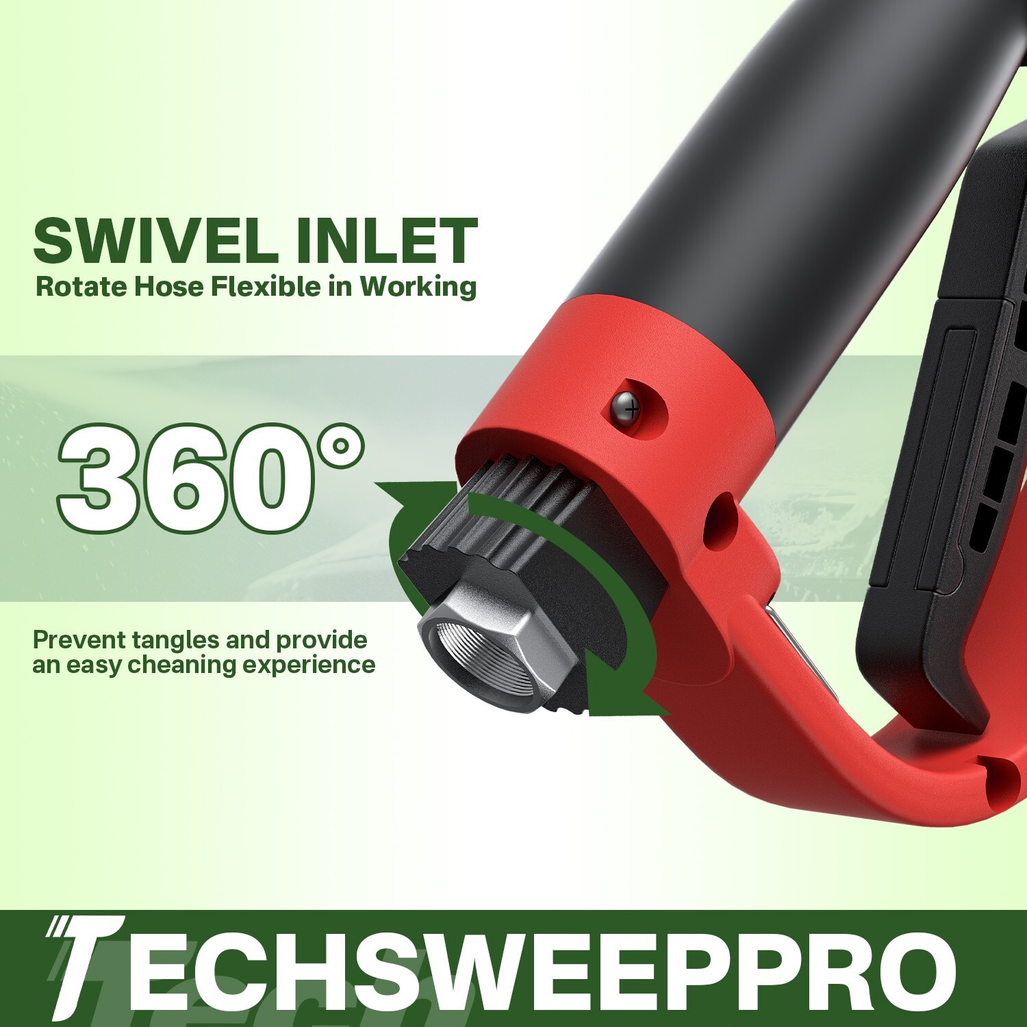 5000PSI Pressure Washer Gun 25FT 4800PSI Pressure Washer Hose 15″ Extension Wand