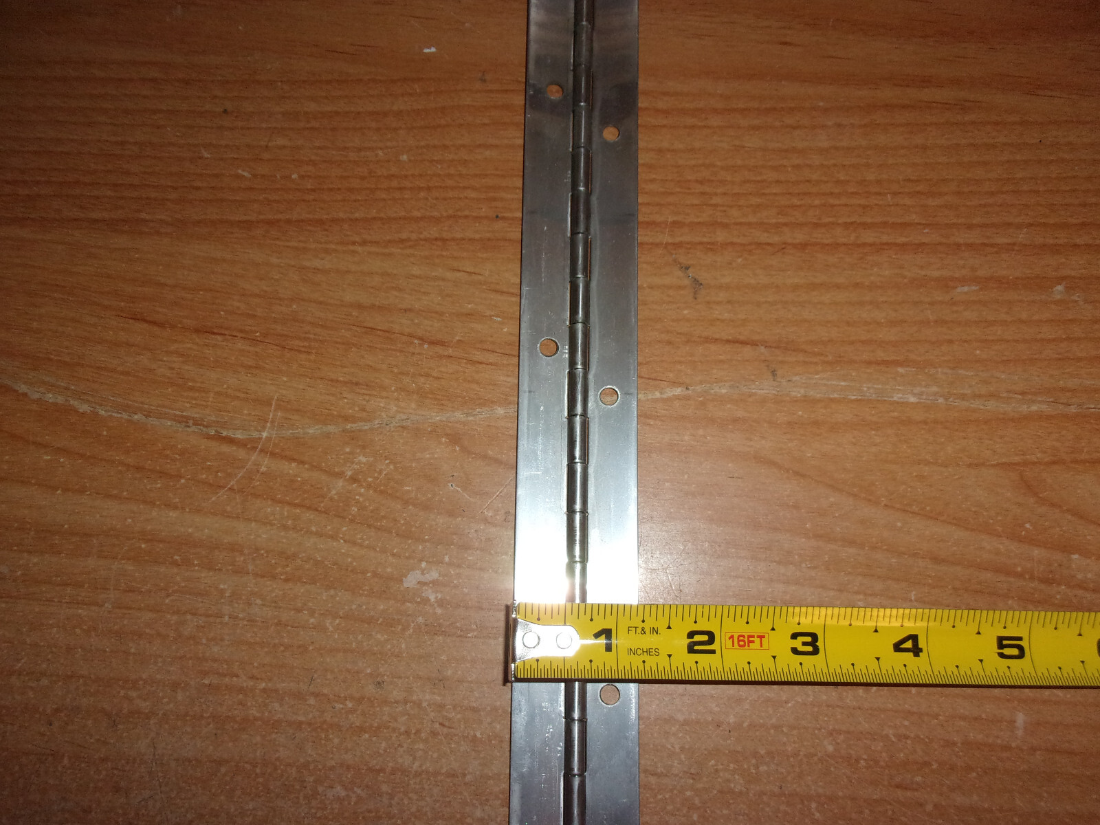 2pcs 18inch Continuous Piano Hinge Heavy Duty Stainless Steel Piano 1 1/4″ width