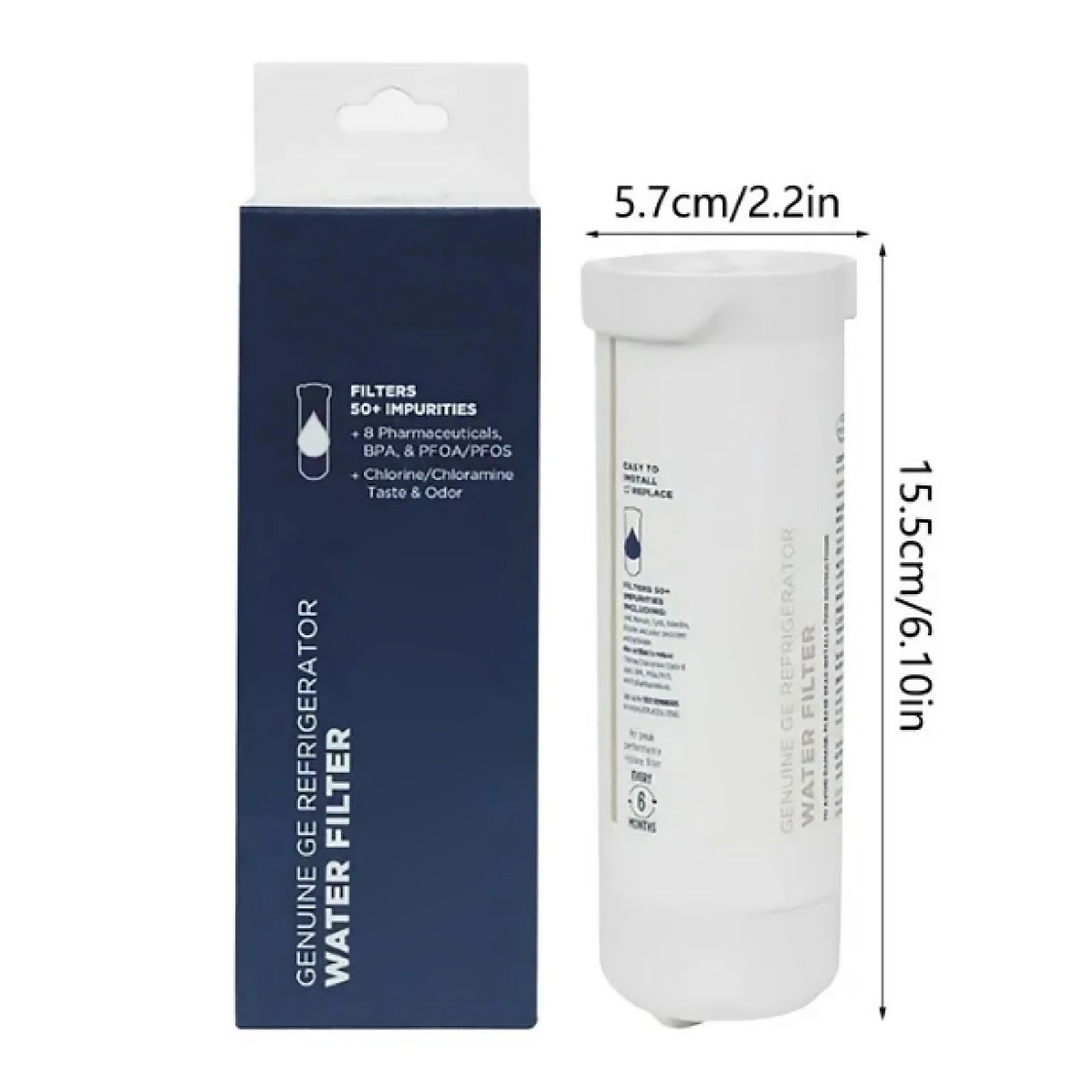 For GE XWFE Filter Replacement Refrigerator Water Without Chip Lead Reduction