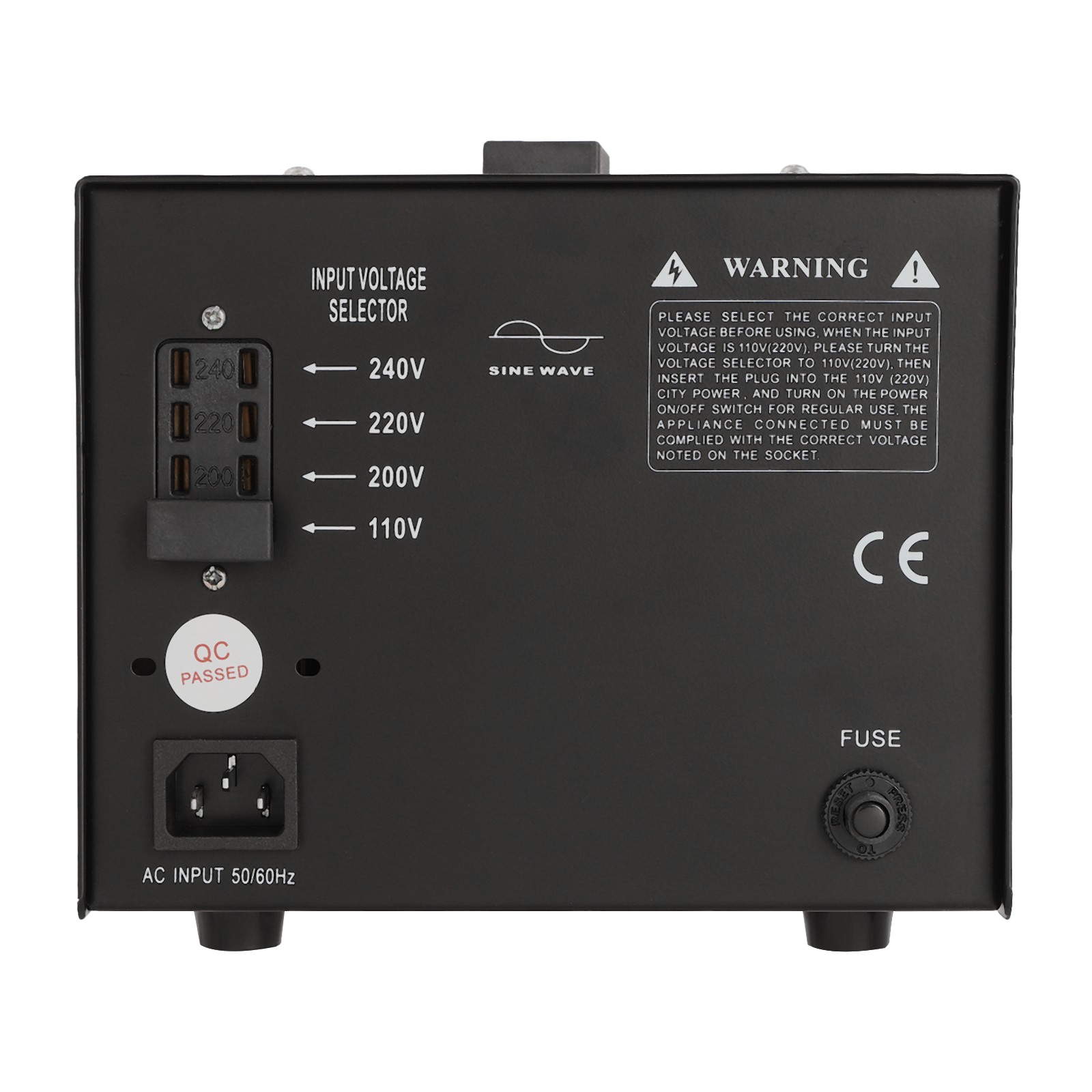 3000 Watt Voltage Converter Power Transformer Heavy Duty Step Up/Down 110V- 220V