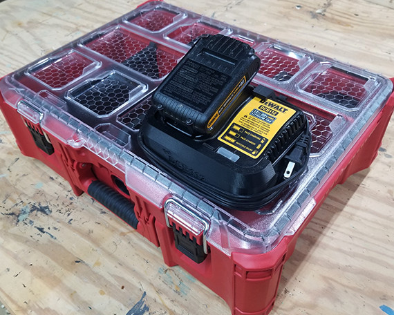Packout Mount for Dewalt DCB115 (Charger Not Included)