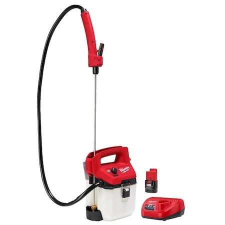 Milwaukee Tool 2528-21G1 1 Gal. Handheld Sprayer Kit, Hdpe Tank, Adjustable