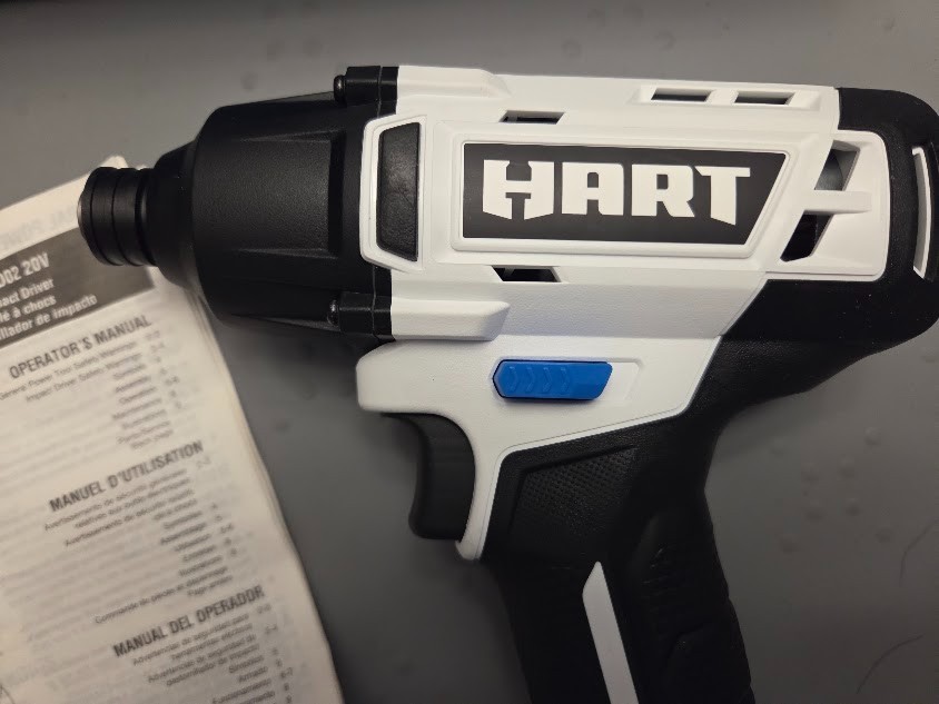 NEW Hart 1/4 inch 20-Volt Impact Driver Model HPID02 Tool Only