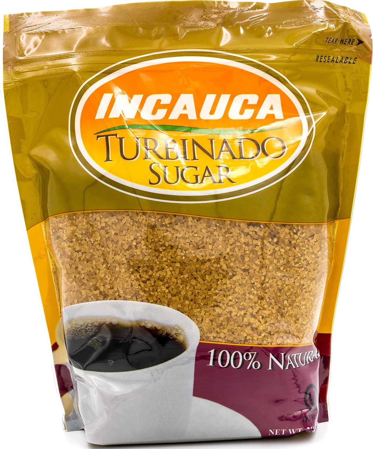 Incauca Sugar Turbinado, 32 oz, 1.0 Count 32 Ounce (Pack of 1),