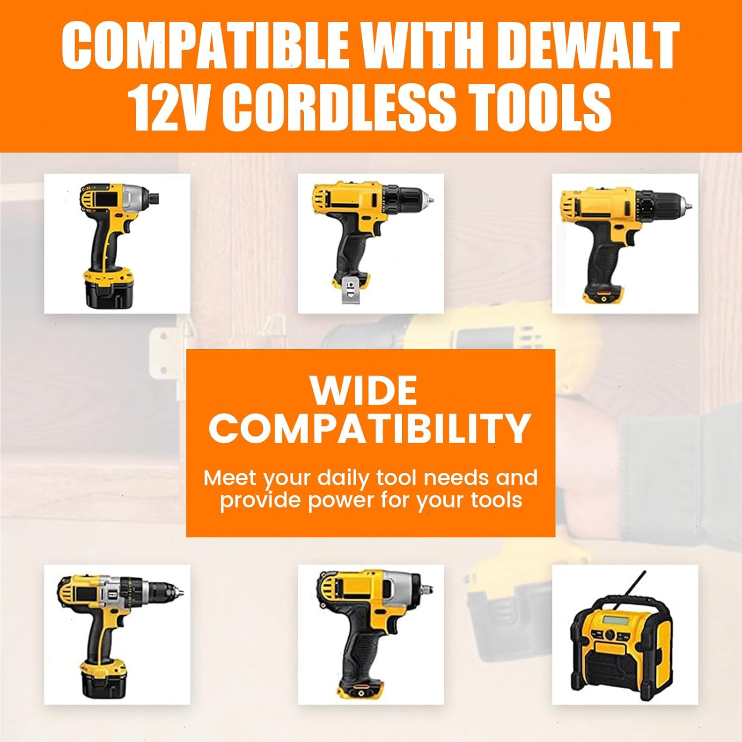 2Packs For DEWALT 12V 3.6Ah Battery XRP DC9071 DW9071 DW9072 DW953 DW965 DW972