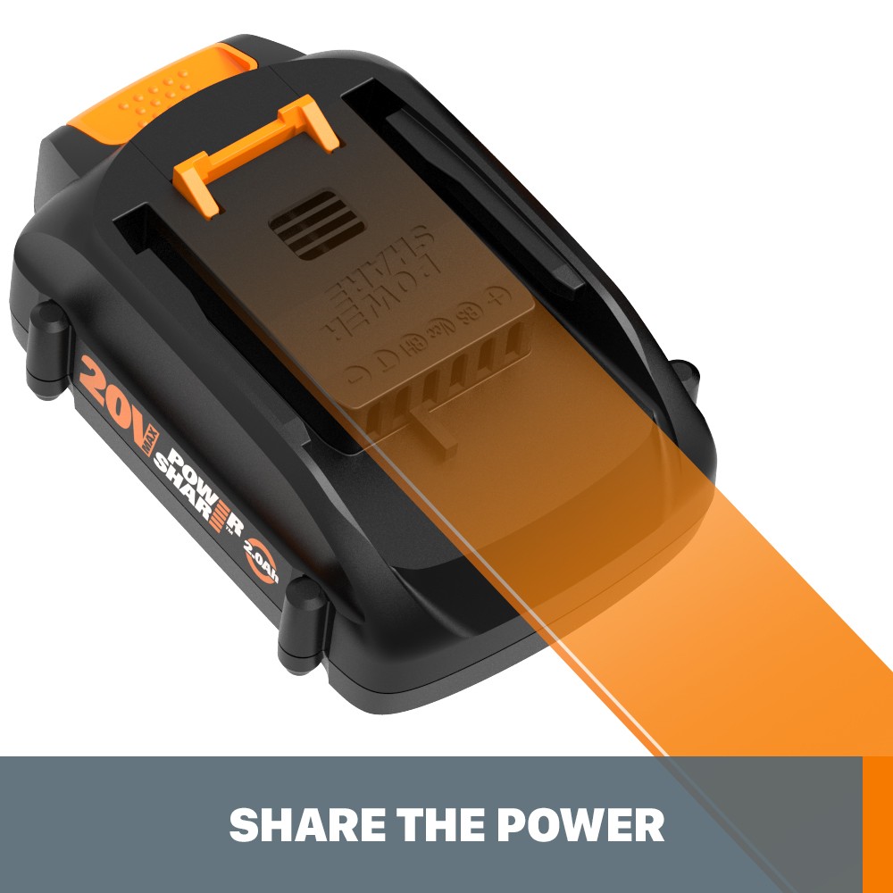 Worx 20V MaxLithium 2.0 Ah Battery (WA3575)-SU