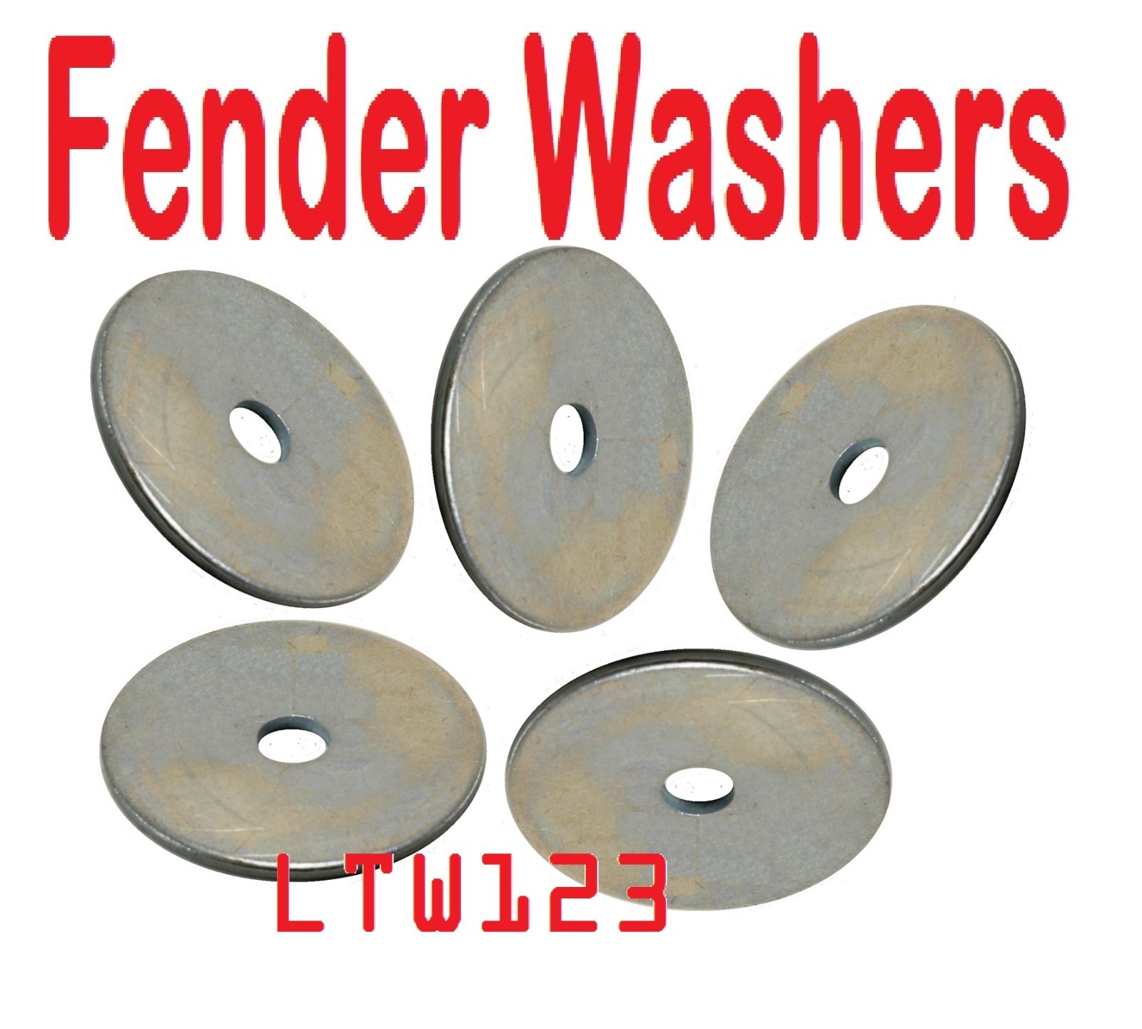 (10) 3/8×1-1/2″ Fender Washer Zinc Steel Plated Fender