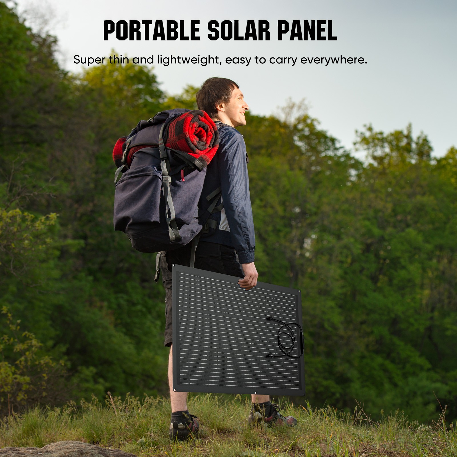 150W Mono Flexible Solar Panel 12V Power Charge Camping Home RV Battery Higher