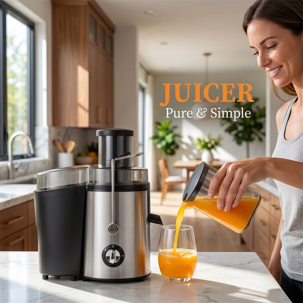 800W Electric Juicer Fruit Vegetable Blender Juice Extractor Machine 2 Speeds