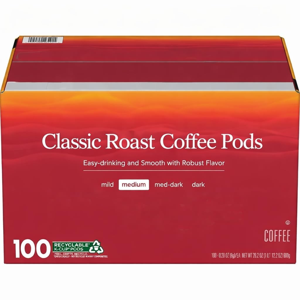 Folgers Classic Medium Roast K-Cup Coffee Pods 100 counts