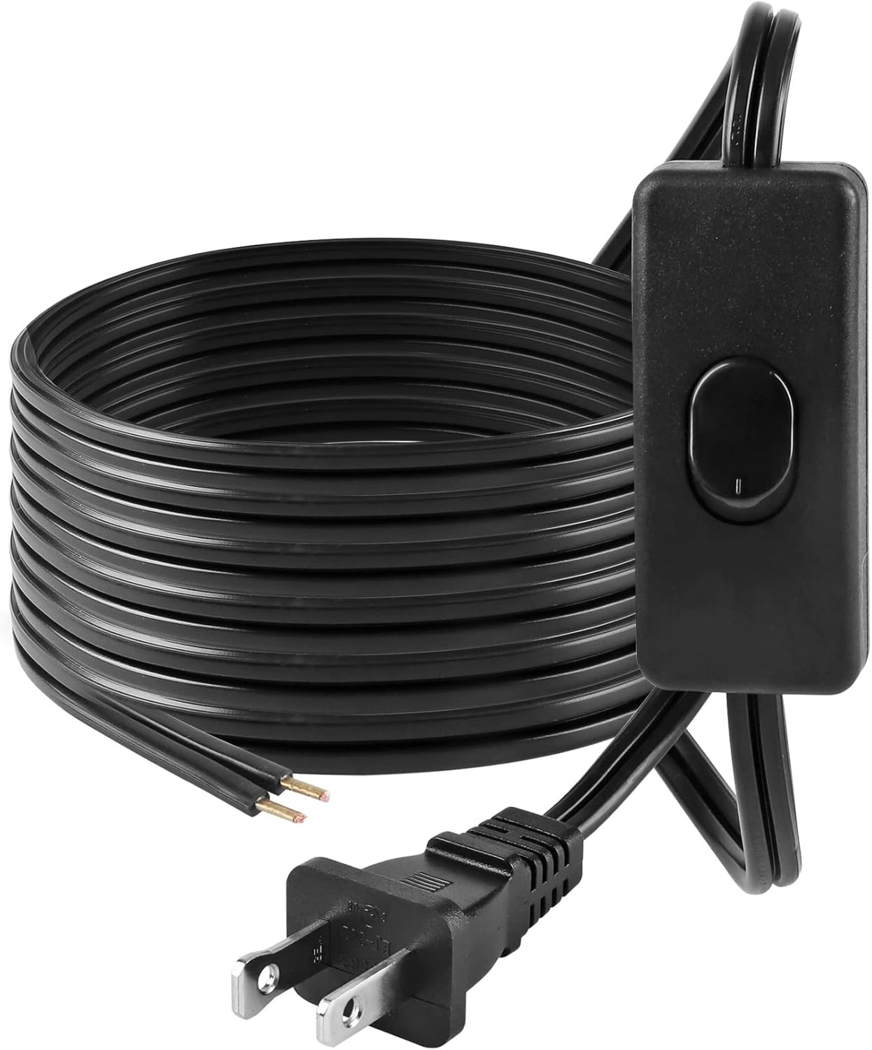 VSEER Lamp Power Cord with On/Off Switch 3A/120V, UL Certified Lamp Wire with Mo