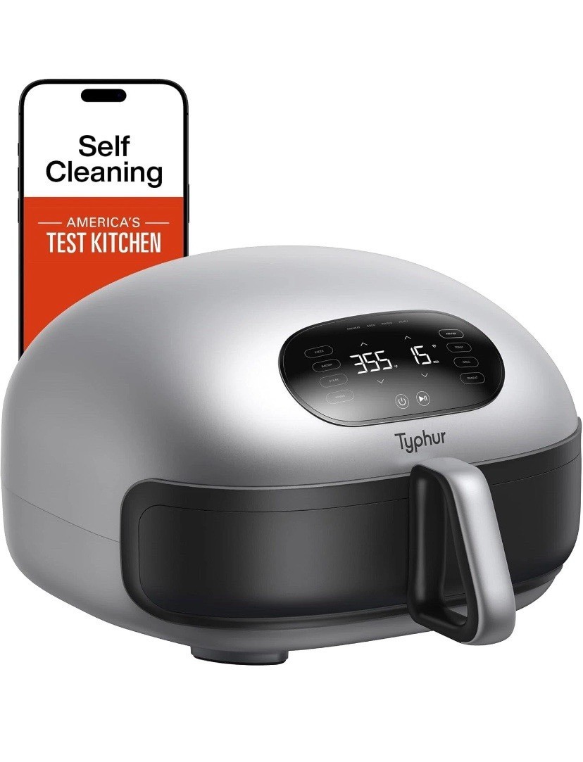 Typhur Dome 2 Air Fryer, Extra Large, Superior Airflow Self-cleaning, Model AF03