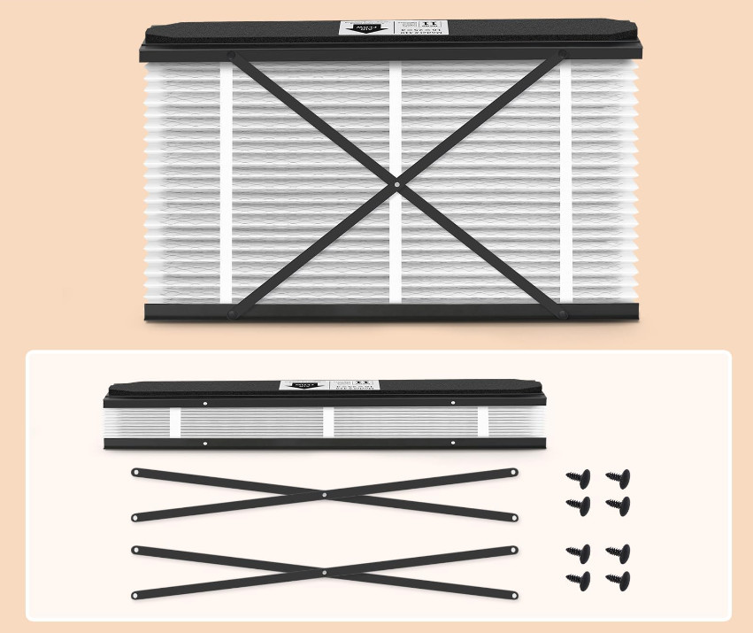 1-4 Pack 410 Replacement Air Filter MERV 11 16x25x4 Whole House HVAC AirPurifier