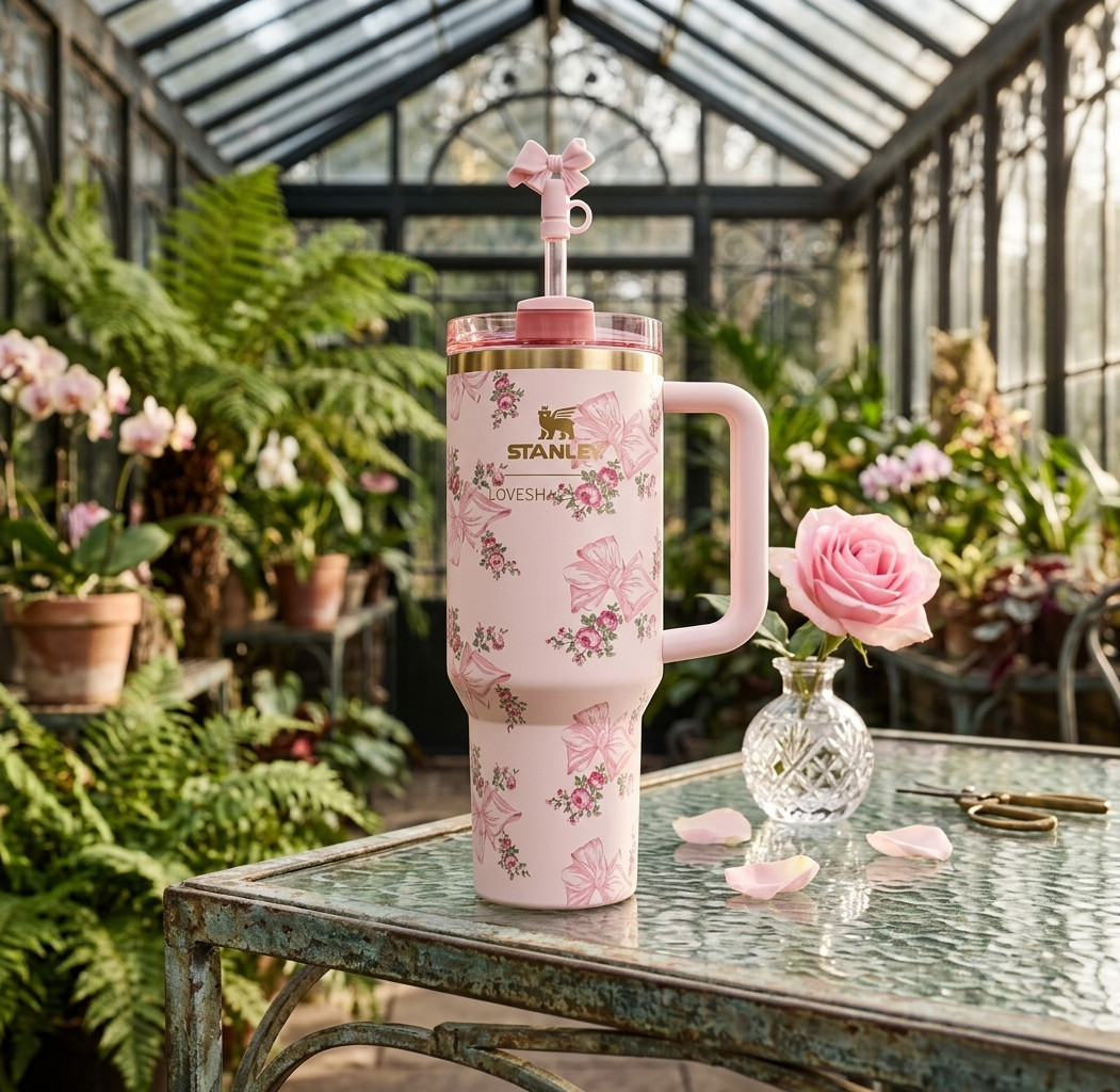 The Ultimate Coquette Collectible – Stanley x LoveShackFancy Quencher
