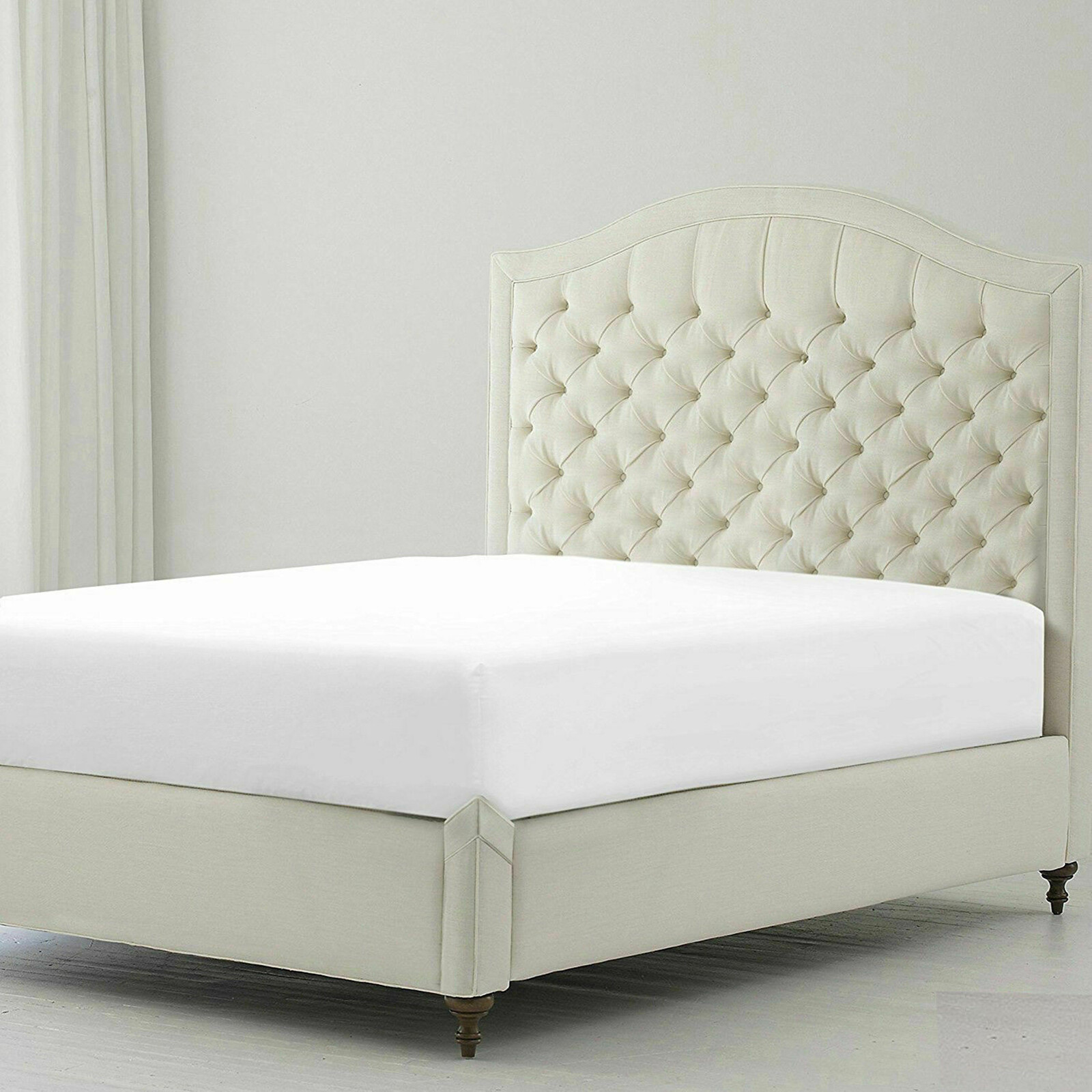Organic Cotton 1000-1200 TC 1 PC Fitted Sheet Extra Depth Pocket US King