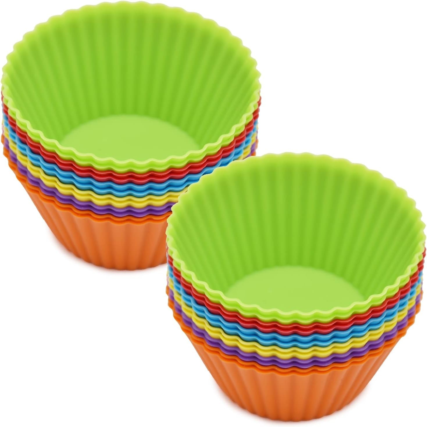 Reusable Silicone Muffin Cups – Easy Clean Non-Stick Bakeware Set