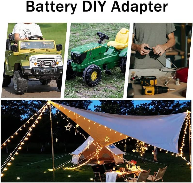Power Connector DIY Battery Adapter Holder Dock For DeWalt 18V/20V Max Battery