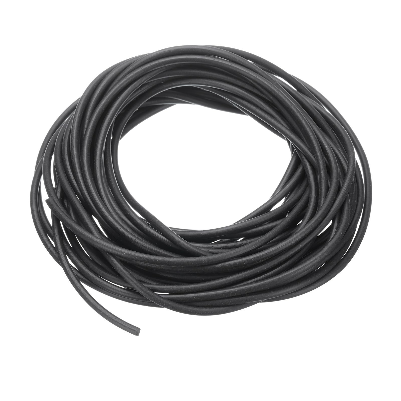 Black Solid Silicone Rubber Sealing Strip Round O Ring Cord Seal Gasket Ø 1-30mm
