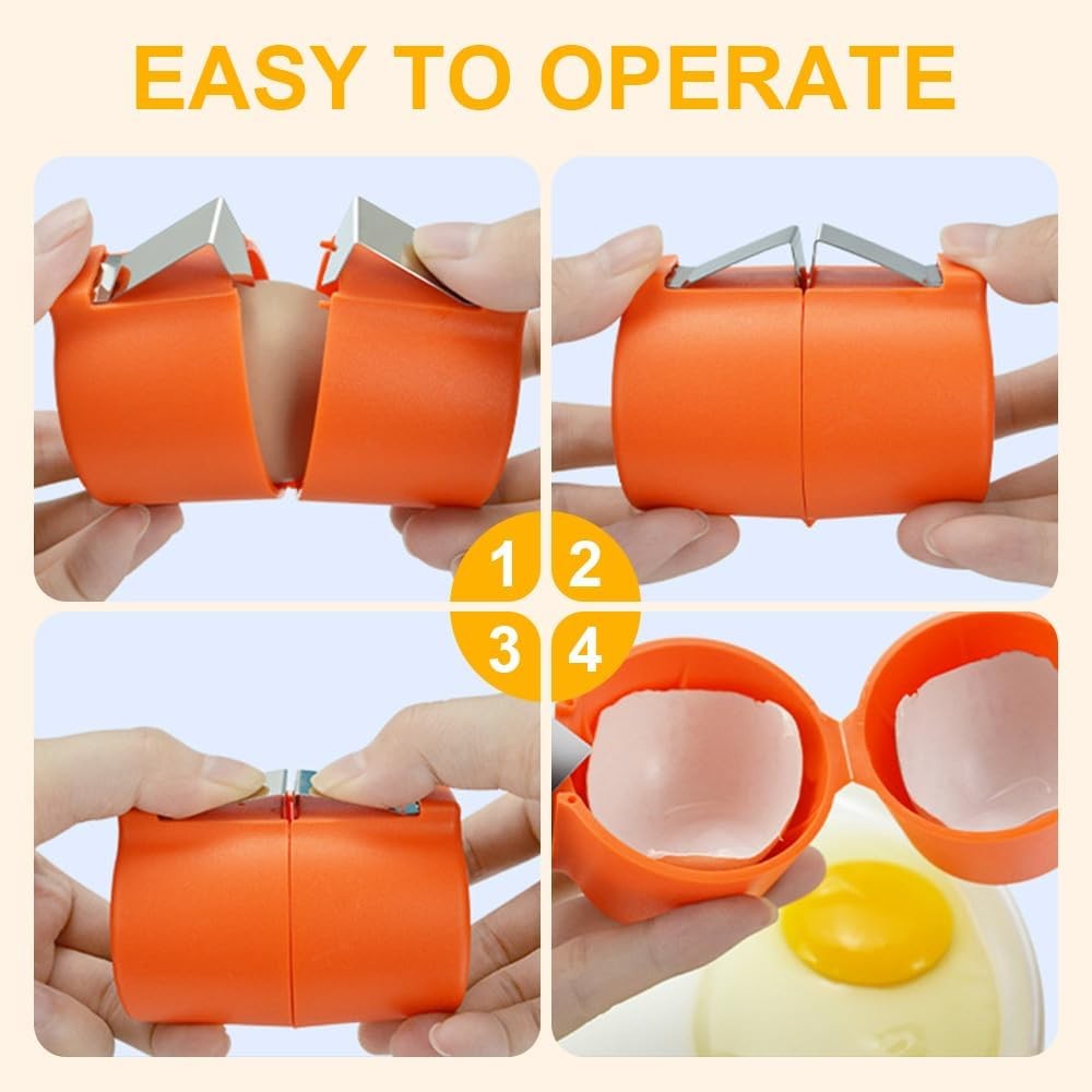 Cracker Tool Egg Breaker Manual Shell Separator Opener Kitchen Tools For Egg Lot