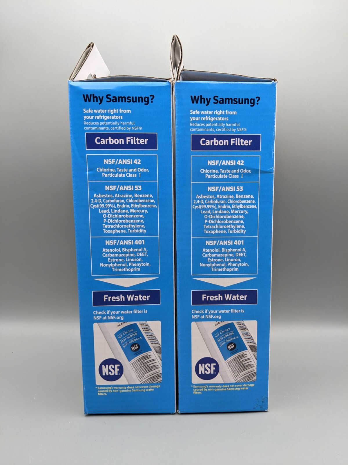 Samsung Refrigerator Water Filter Replacement HAF-CIN/EXP 2 Pack DA29-00020B