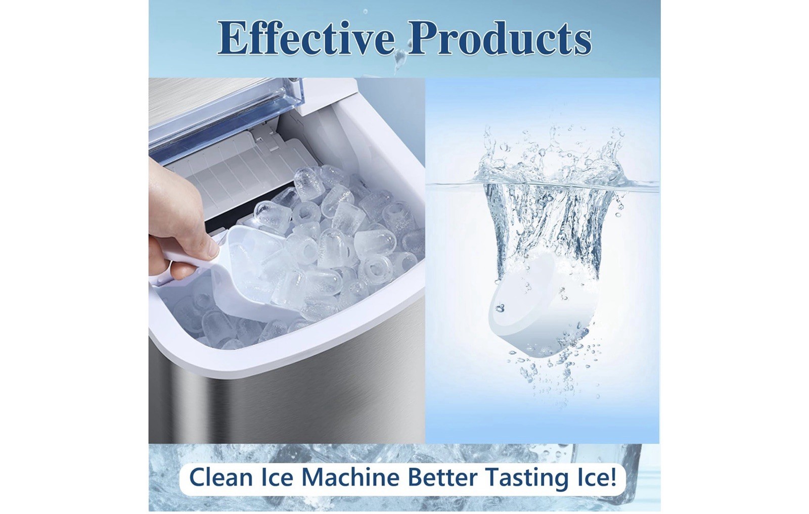 Ice Machine Cleaner Descaler Gentle Household Cleaning Descaling Sheet (36 Pack)