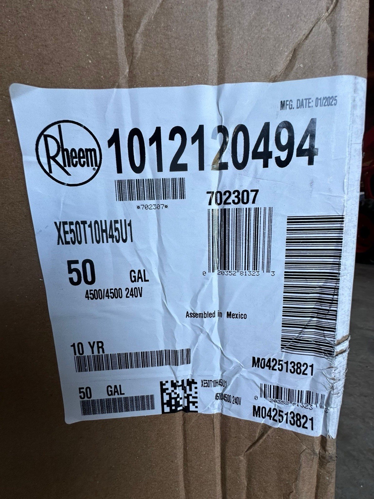 🔥Rheem Hybrid Smart Tank 50 Gal. ProTerra 10-Year Electric Water Heater NEW🔥