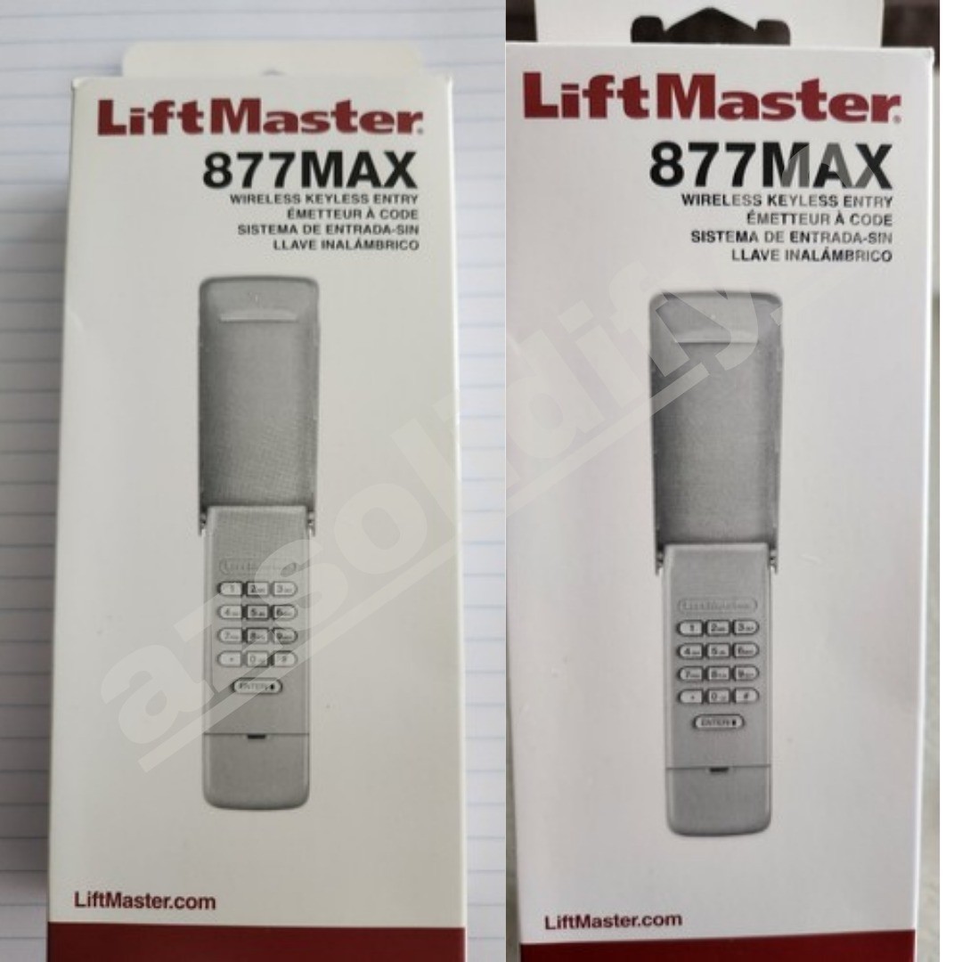 Liftmaster 877MAX Universal Keyless Wireless Entry Keypad – FREE SHIPPING