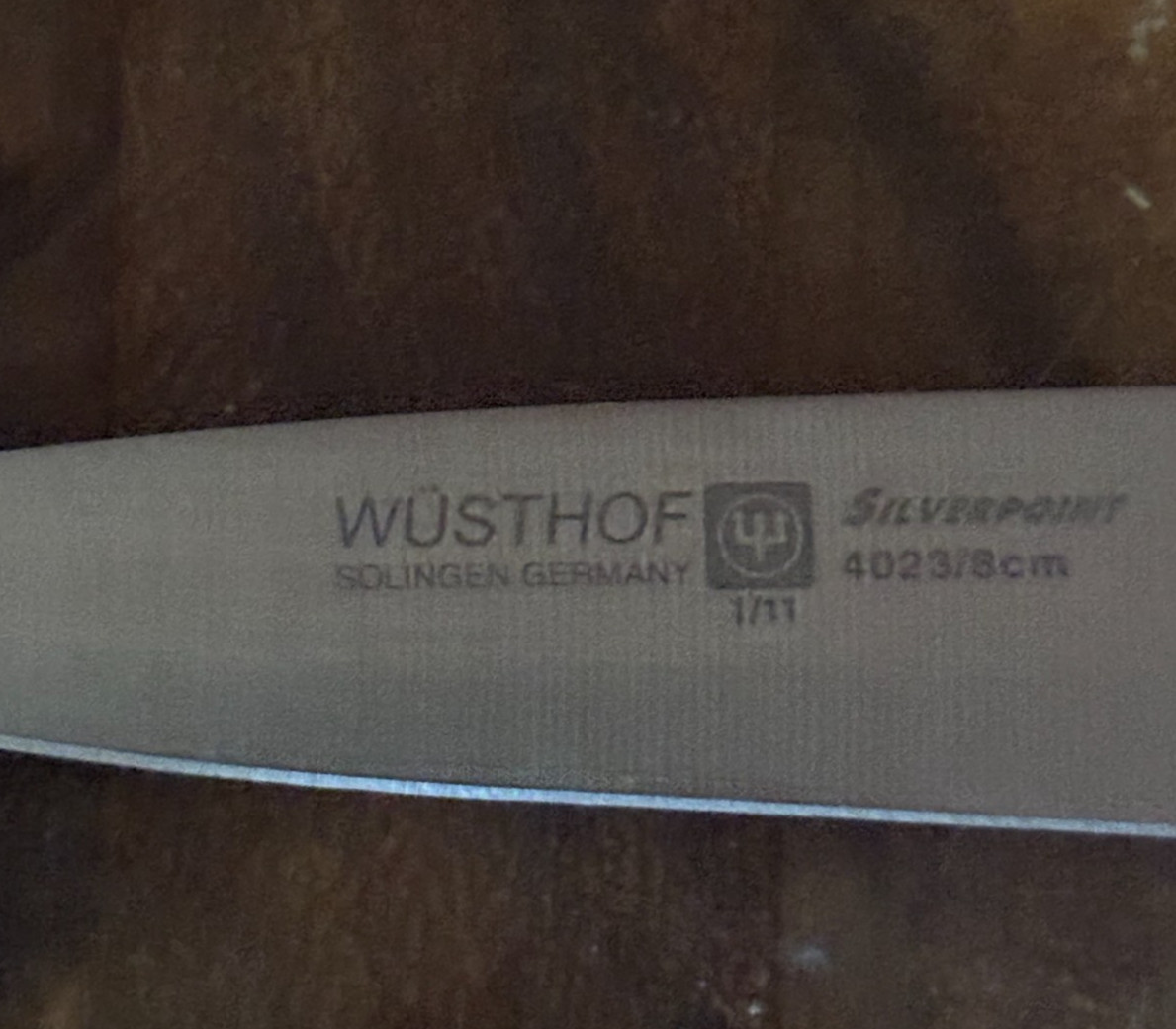 Paring Knife Solingen Germany Wusthof Silverpoint 4023/8cm 3″ Blade