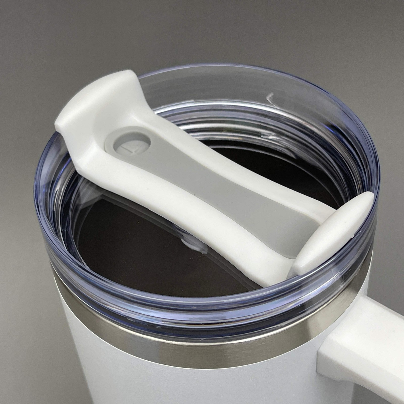 TUMBLER (2 PACK) Insulated Stainless Steel Travel Mug w/ Lid Handle Straw 40 oz