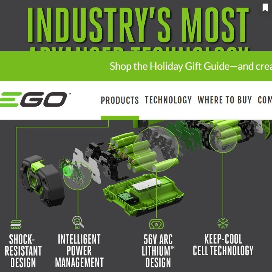 GENUINE EGO ARC Power+ Battery 56 Volt 2.5 Ah BA1400T (3rd GEN) ** NEW **