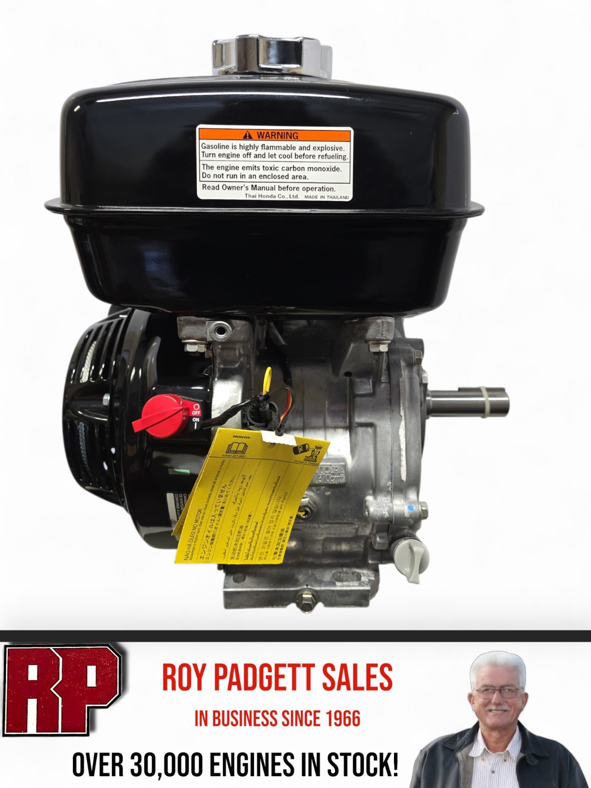 Honda GX270 9HP Honda Horizontal Shaft Engine 1″