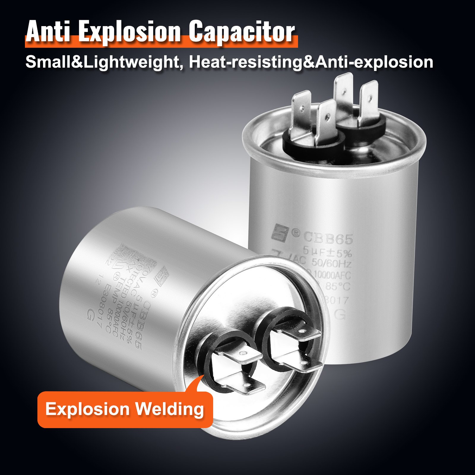 Condenser Fan Motor 5KCP39BGS069S, 5KCP39BGY915S, 1/10 HP, 208-230V, 1100RPM – P