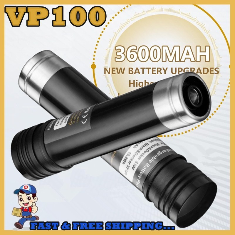 2PACK 3.6Ah For Black & Decker Versapak VP100 VP105 VP110 VP143 3.6V Battery