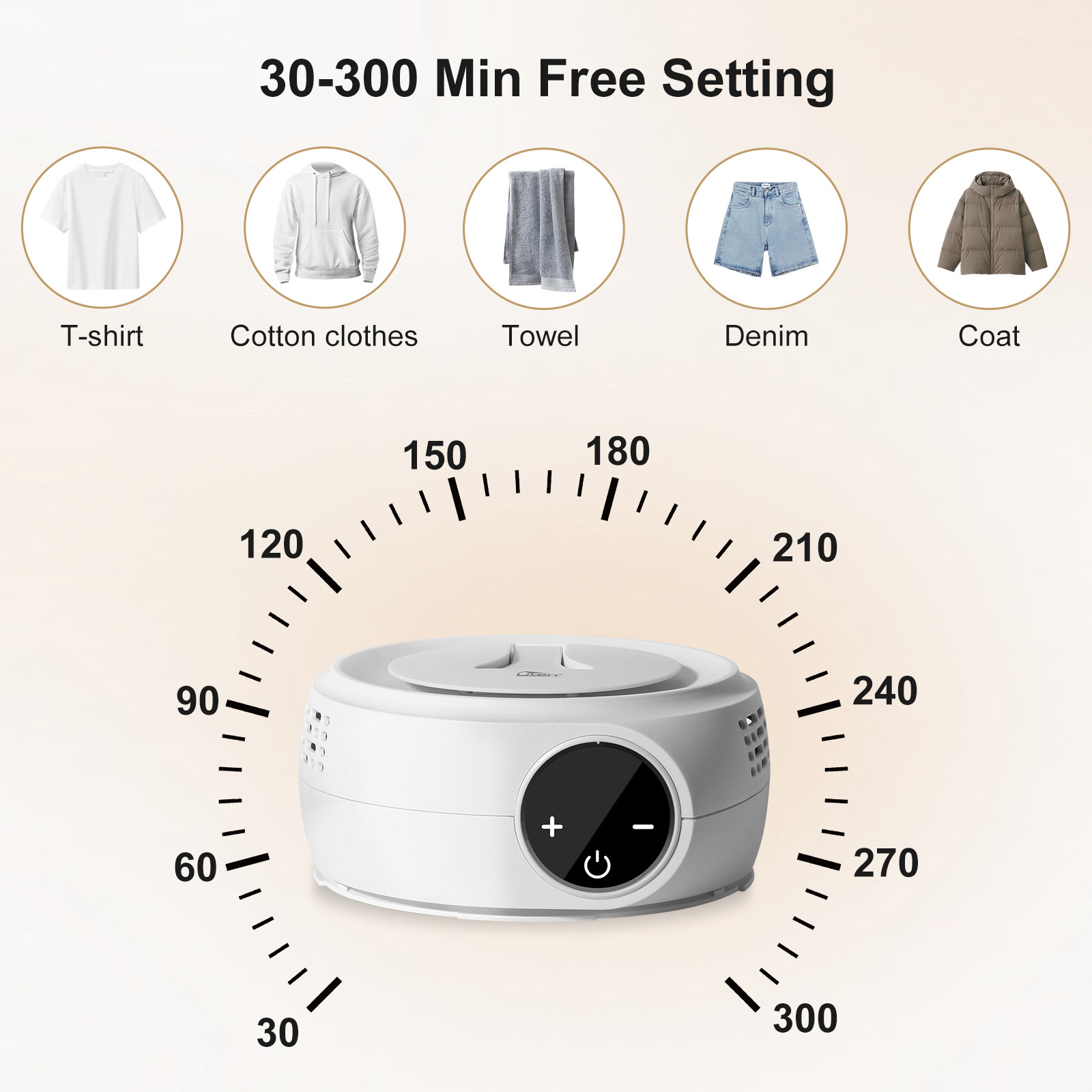 Foldable Portable Clothes Dryer Warm Air Dryer for Apartments RV Small Spaces
