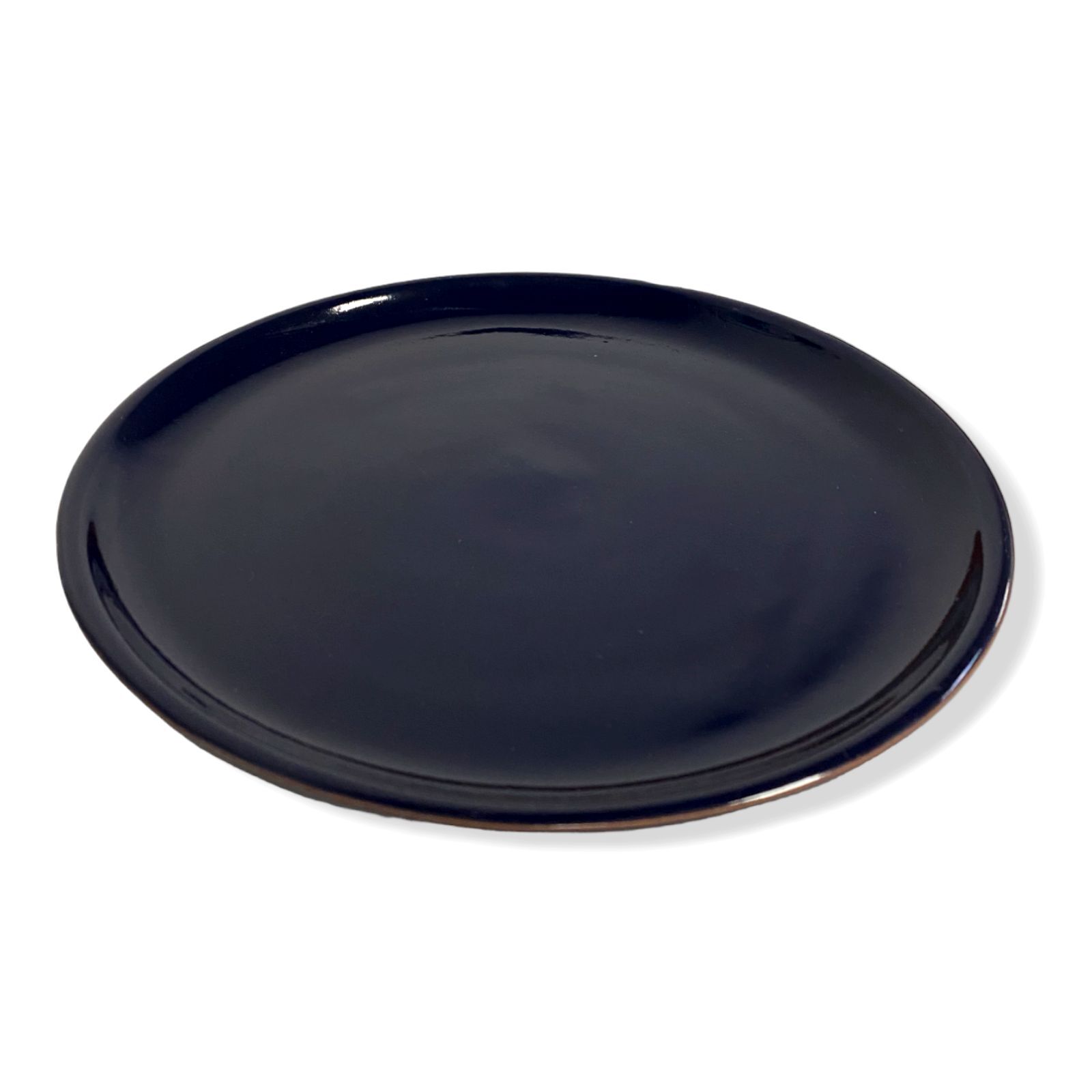 $47 TRAME Blue Mediterranean Giro Assiette Simple Dinner Plate 9.8 in