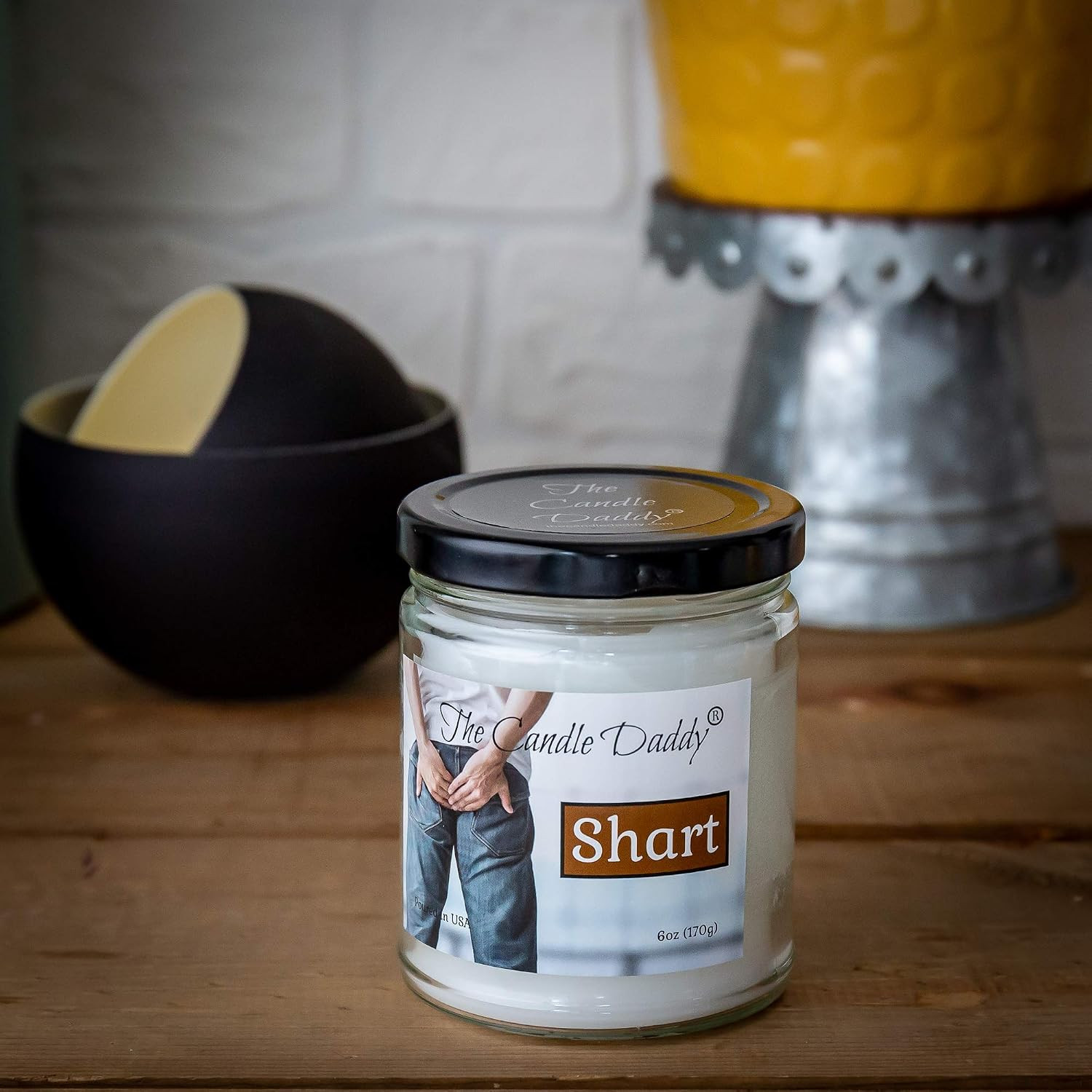 Terrible Scent Prank Candle, Funny Gag Gift, 6 Oz Jar